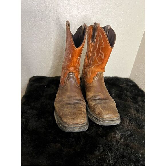 Ariat WorkHog Western Work Boots Mens Size 9 EE 10005888 Dark Earth - Picture 2 of 6